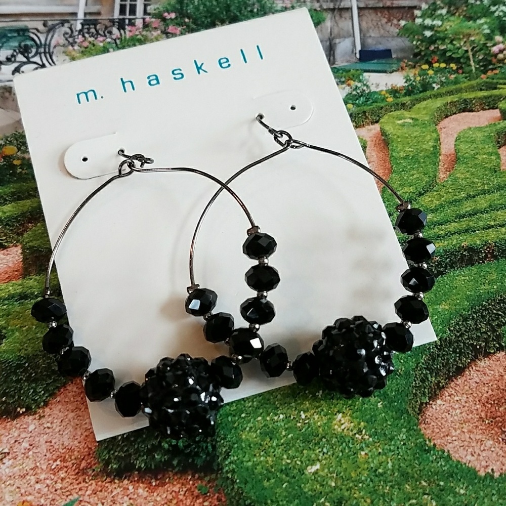 m. haskell Earrings New on earring card